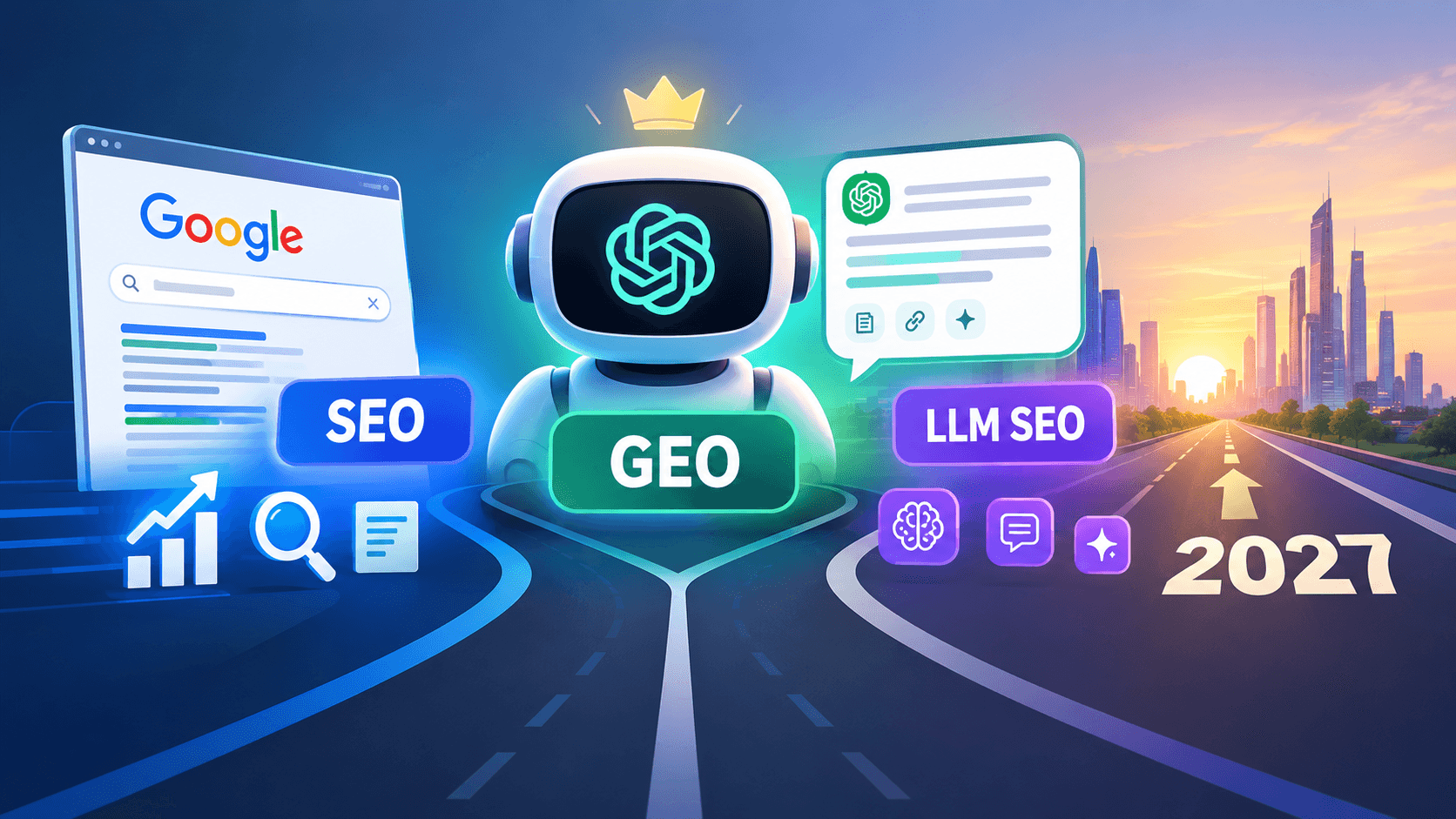 Is ChatGPT Winning the AI Search War in 2026? SEO vs GEO, Google SEO vs LLM SEO and the Future of Search in 2027